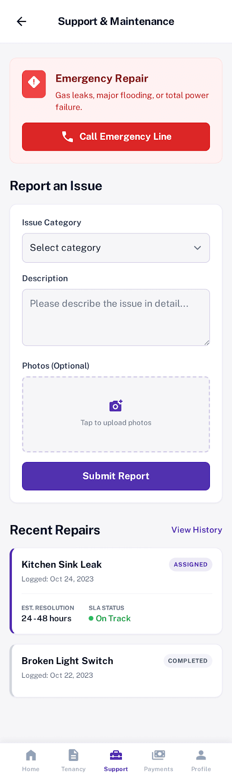 Report a Repair
