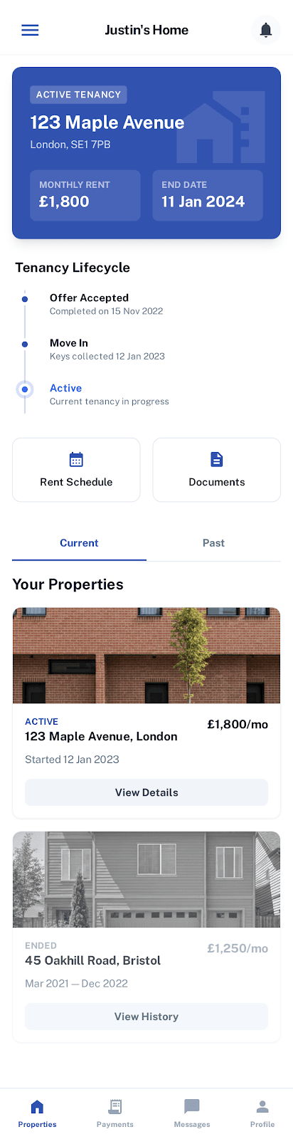 Home Dashboard